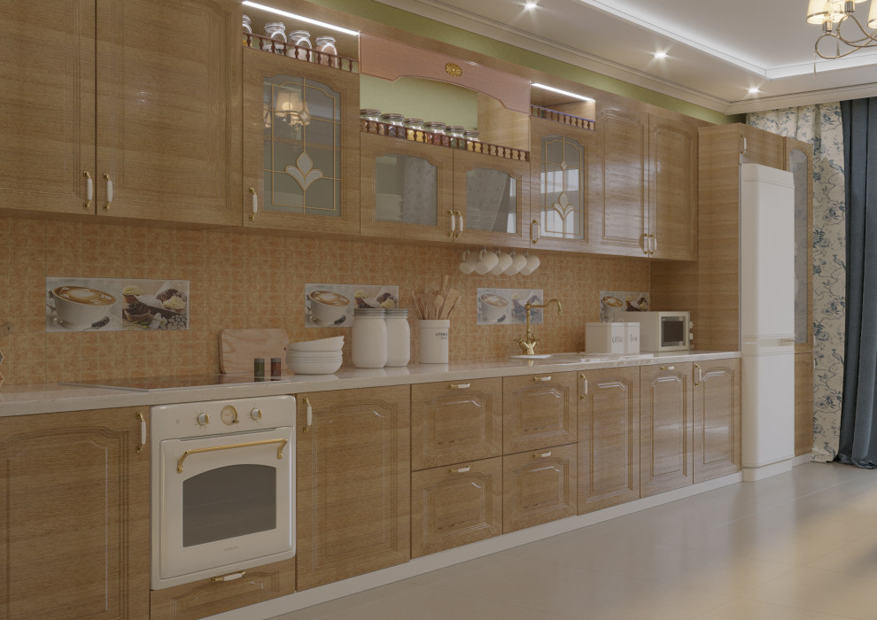 Кухня гостиная в частном доме