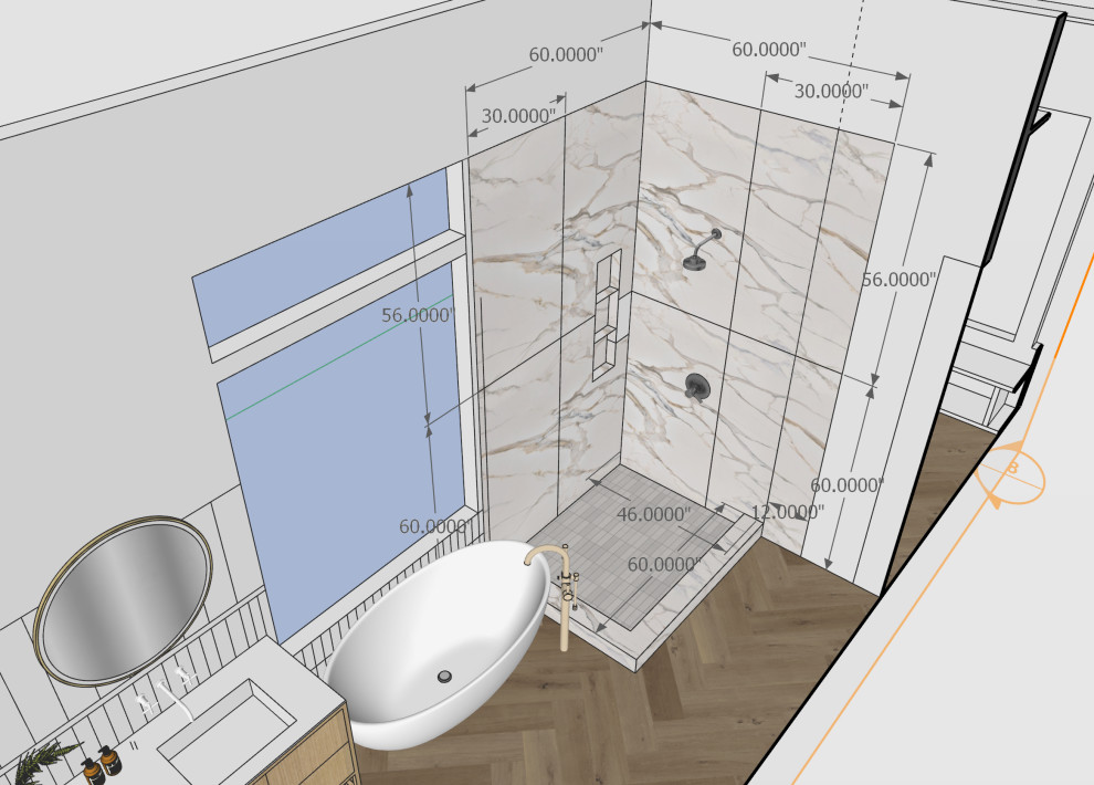 Galveston - Primary Suite - concept design