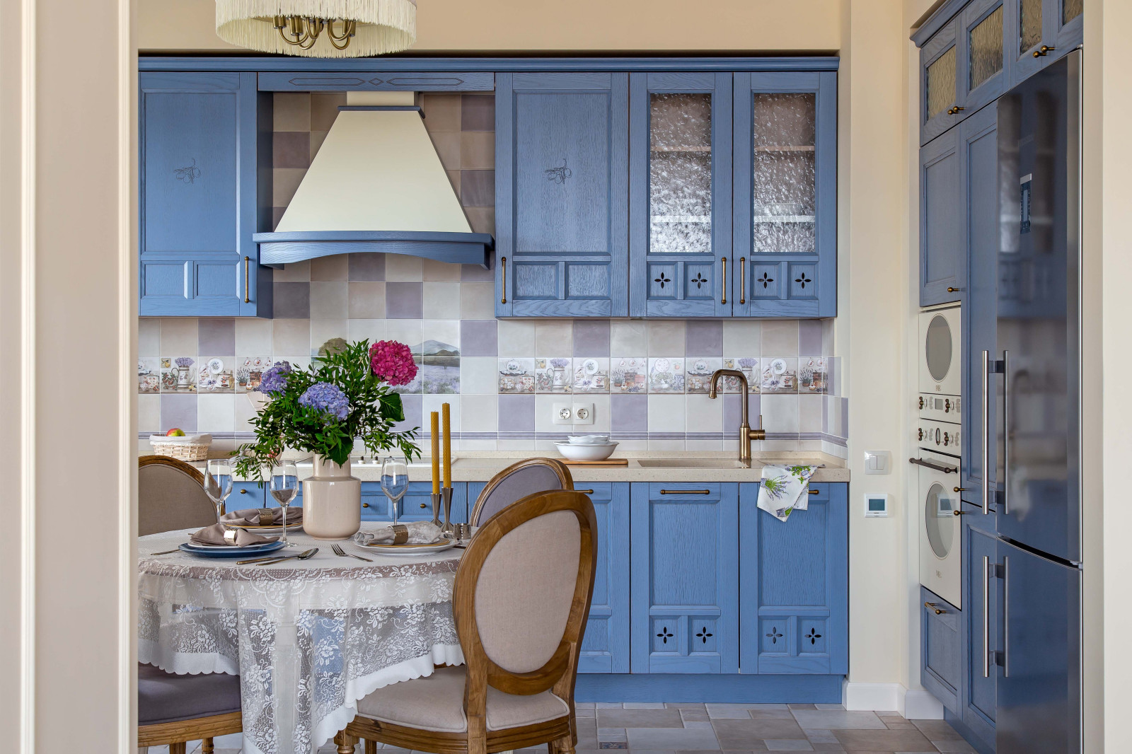 Лаванда и бирюза