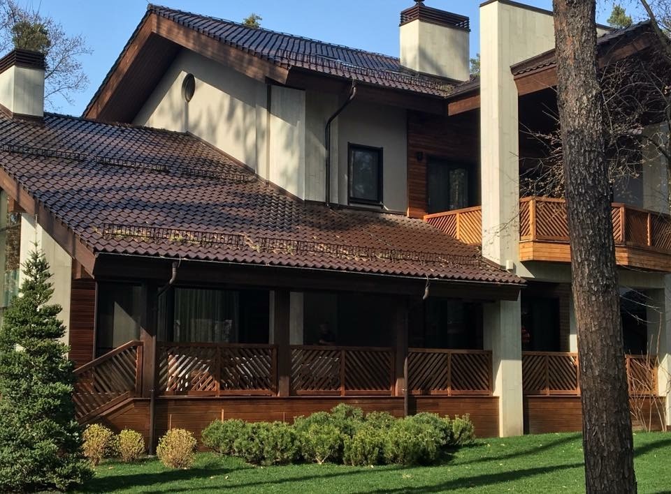 Фасады из дерева.