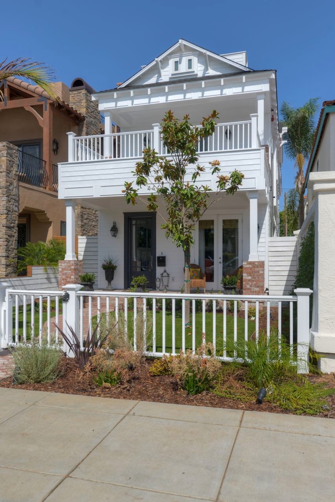 Photo of a beach style exterior in San Diego.