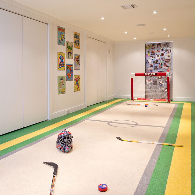 Basement contemporary-basement