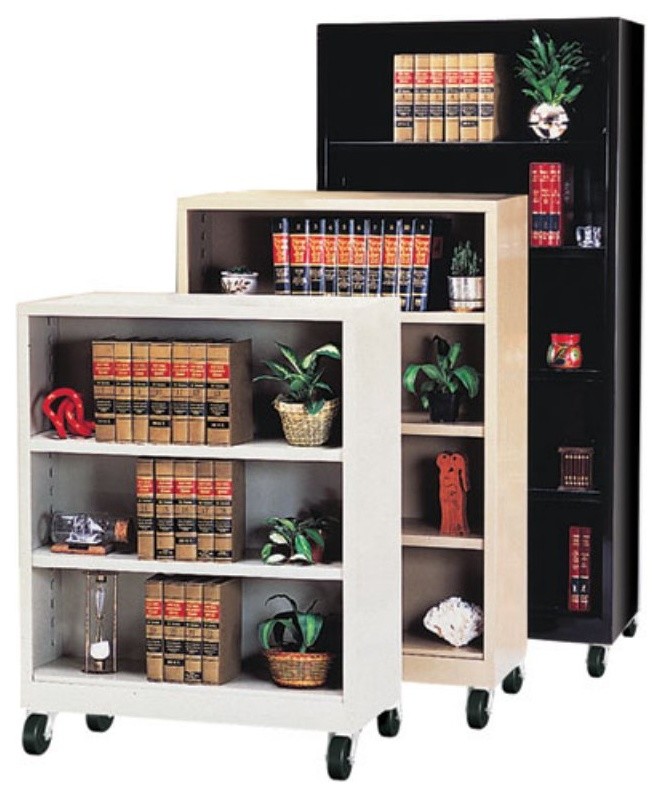 Sandusky Lee Heavy Duty Commercial Mobile Metal Bookcase BM10361830