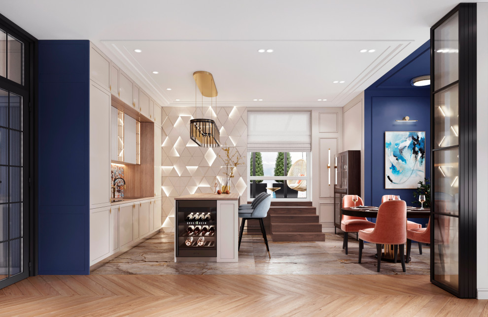 КВАРТИРА В СОВРЕМЕННОМ СТИЛЕ С ЭЛЕМЕНТАМИ КЛАССИКИ В ЖК CITY PARK