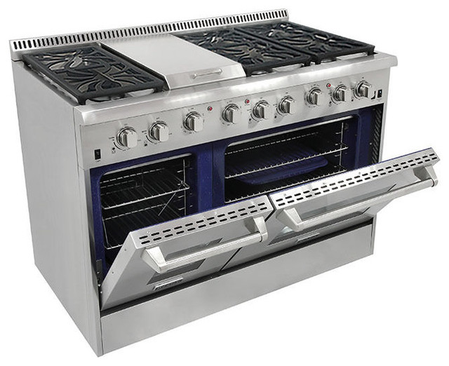 48 Inch Stainless Steel Professional Gas Range Hrg4804u