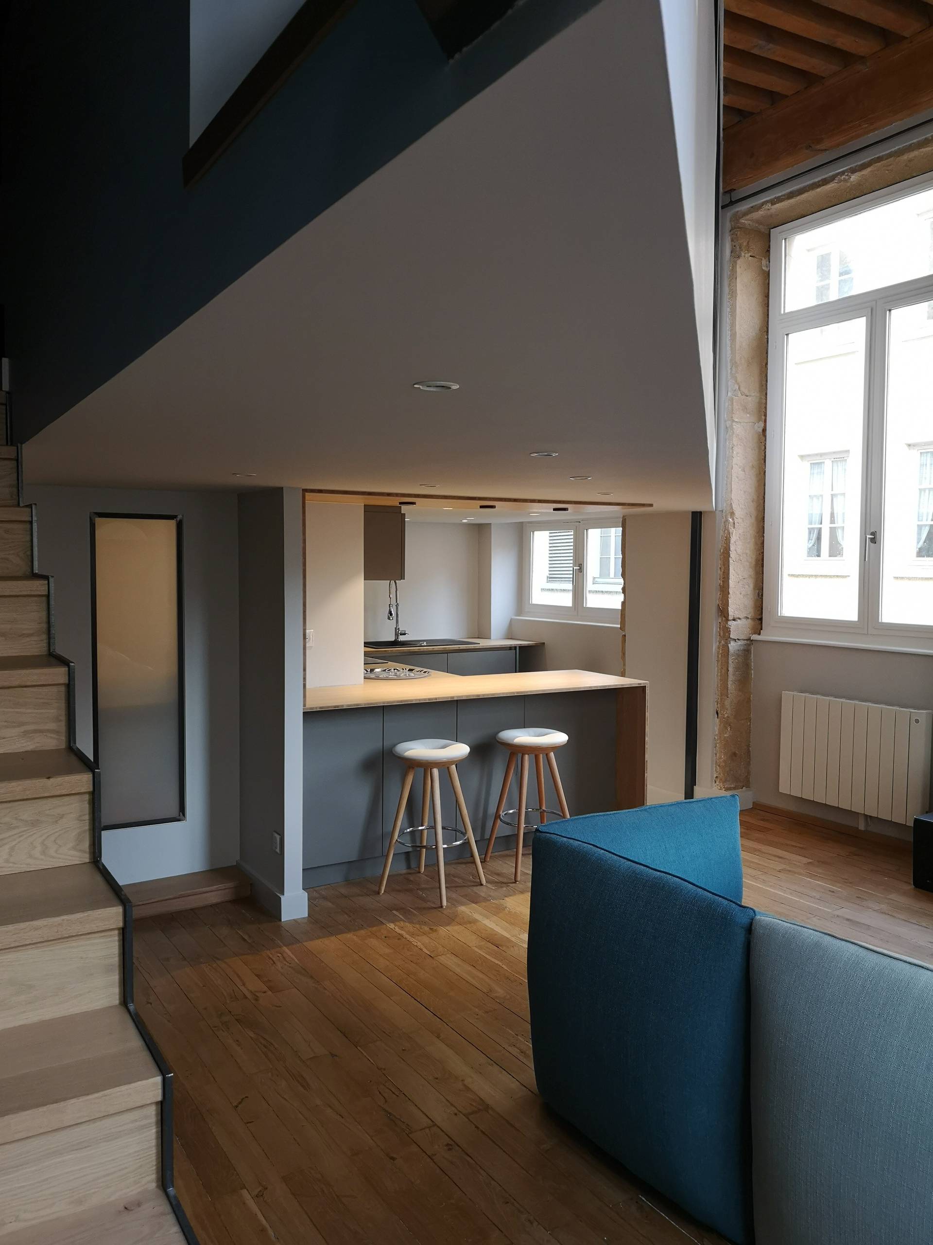 Rénovation d'un Canut à la Croix Rousse