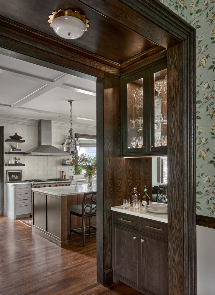 Historic Victorian Showcase - Transitional - Home Bar - Chicago - by ...