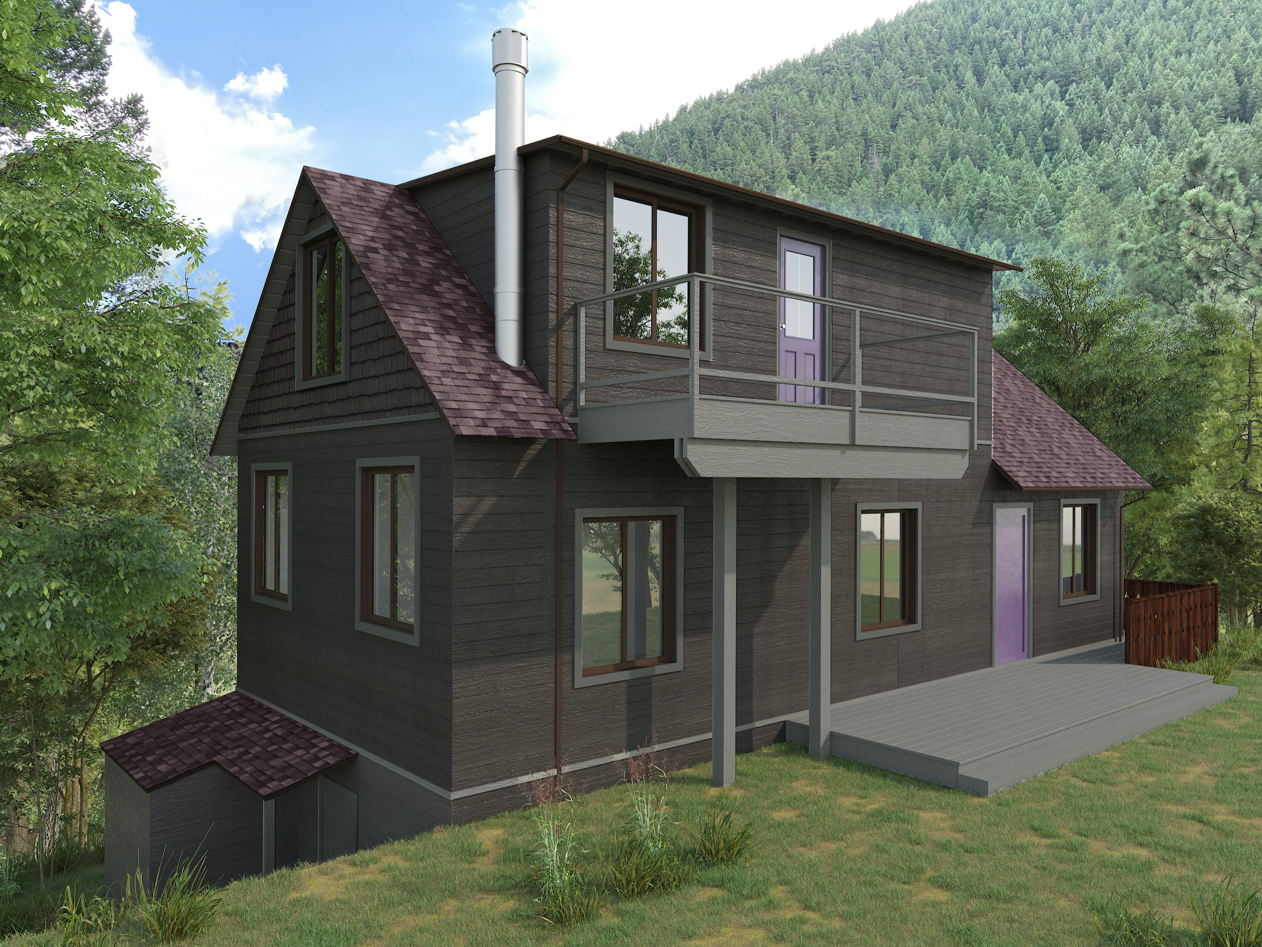 Mountain Home Design Concept