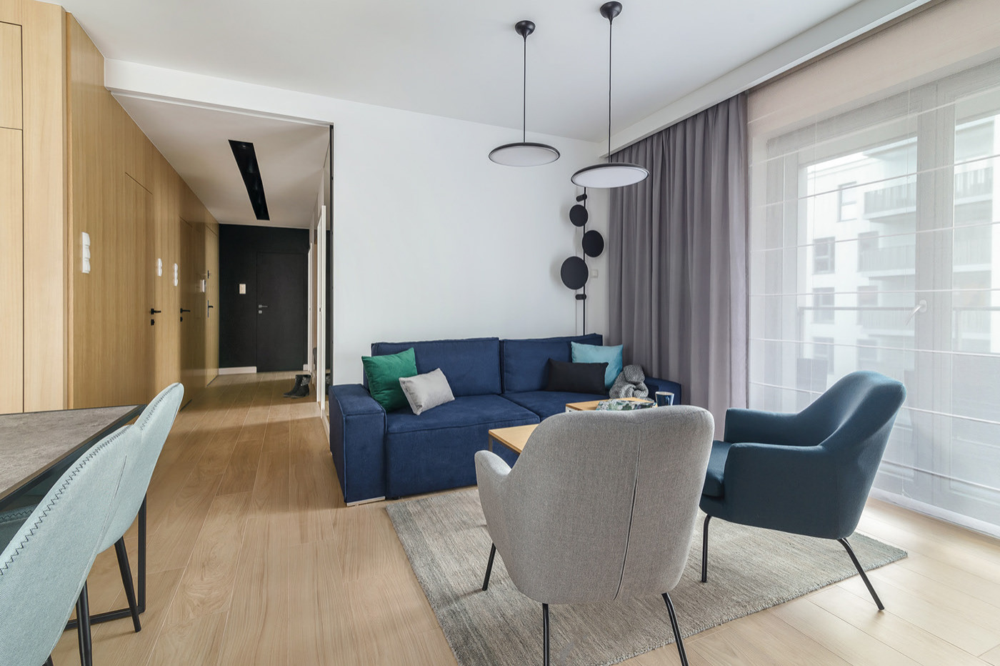 Двухкомнатная студия в современном стиле