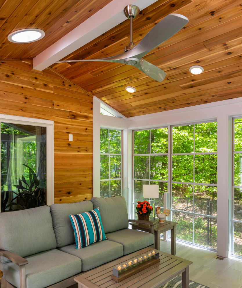 Screen Room Addition - Modern - Sunroom - Minneapolis - by mackmiller ...