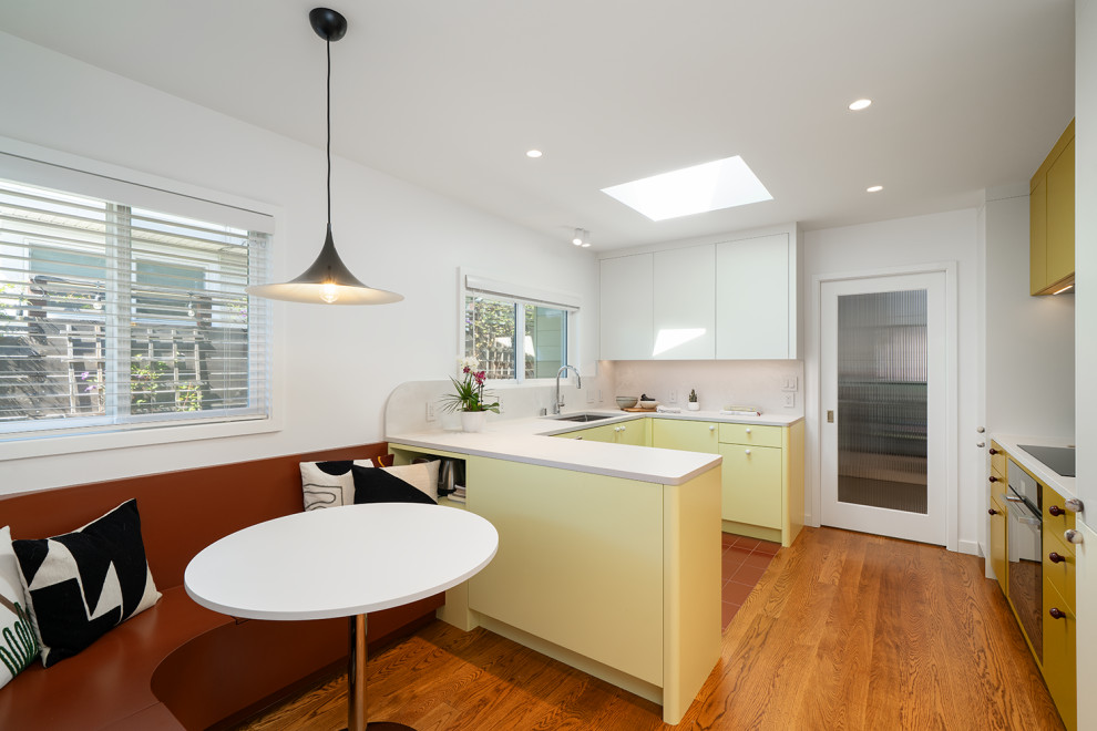 Playful Mid-Century Inspired Home Remodel with Custom Millwork