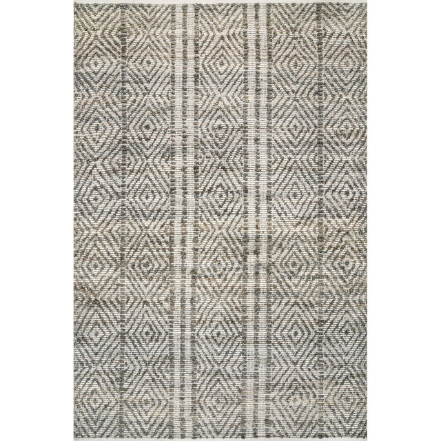 nuLOOM Handmade Jute/Sisal Cotton Tallulah Striped Area Rug ...