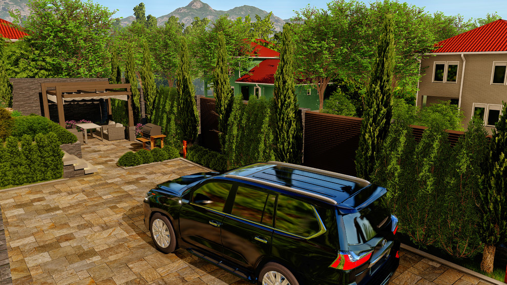 Сочи 6 соток Стиль Хай тек