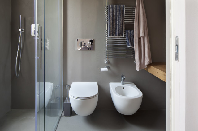 bagno padronale modern-badezimmer