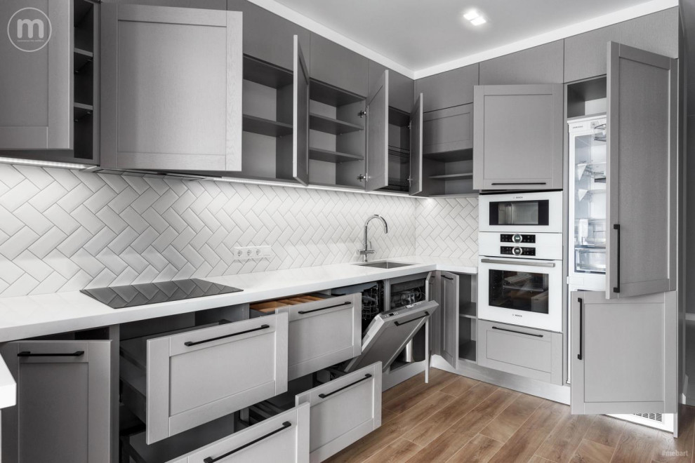 Серая кухня