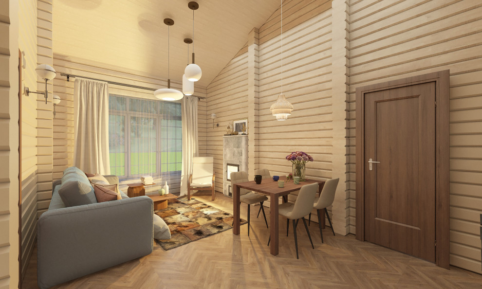 Баня из  клееного бруса в пос. Заповедник