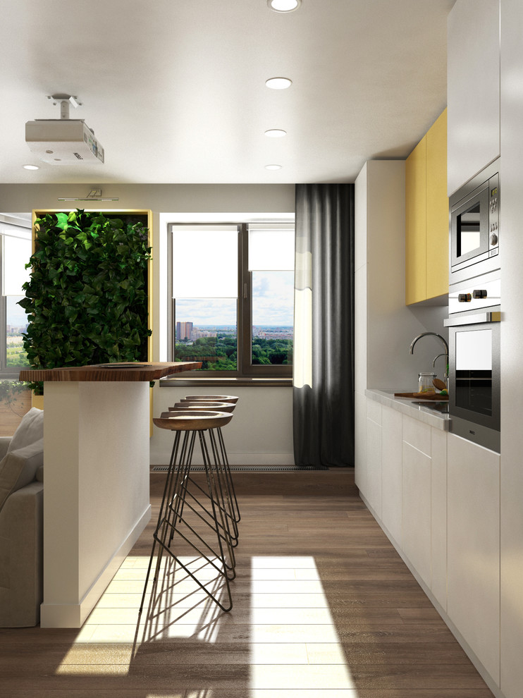 Эко-проект в современном стиле (38 кв.м).