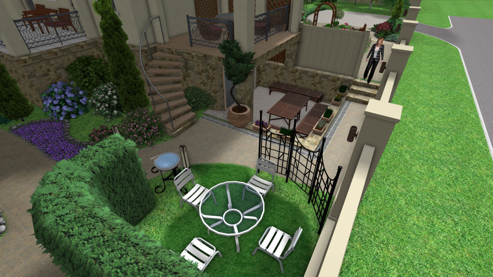 Приусадебная территория минигостинницы