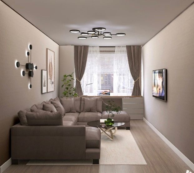 Дизайн-интерьера квартиры 91 кв/м