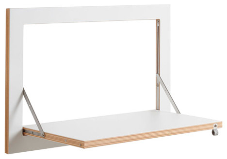 Fläpps Midsized Birch Plywood Shelf, White