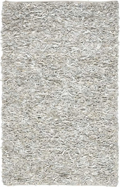 Leather Shag Area Rugs safavieh greely leather shag rug, white - contemporary - area rugs Leather Shag Area Rugs safavieh greely leather shag rug, white - contemporary - area rugs