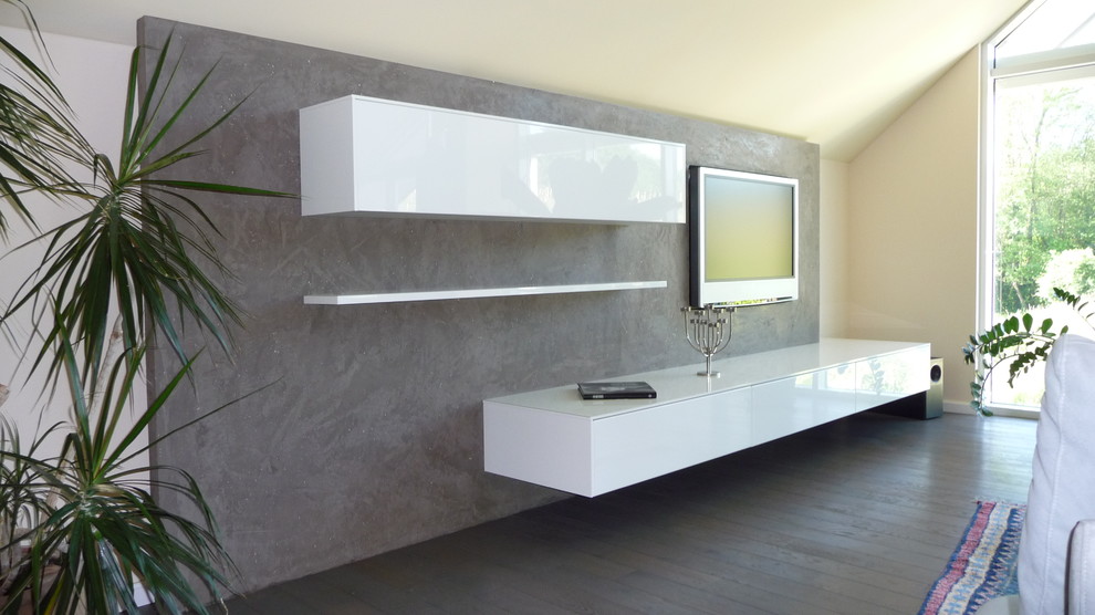 Mediterranes Wohnzimmer in Düsseldorf