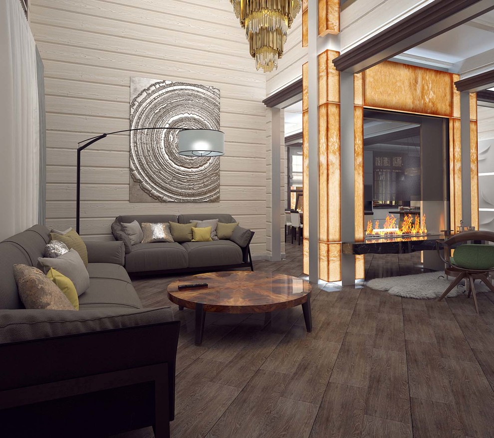 Дизайн интерьера деревянного дома 394 кв.м.