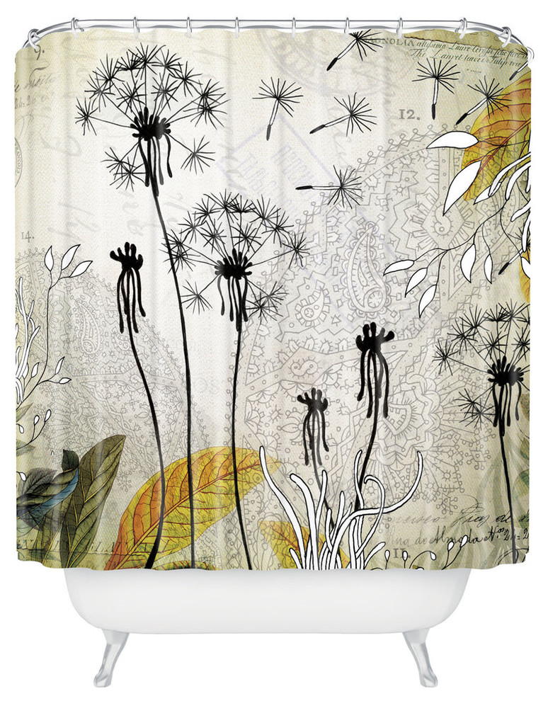 Iveta Abolina Little Dandelion Shower Curtain, Standard 69"x72