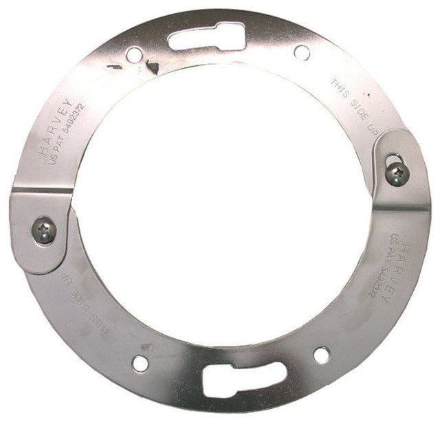 Lasco 333736 Stainless Steel Adjustable Toilet Flange Repair Ring