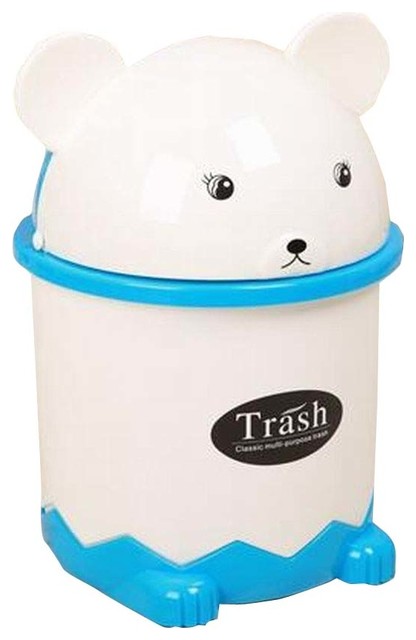Cute Home Mini Waste Can Table Desk Countertop Garbage Container