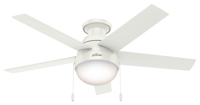 Hunter Fan Company 46 Anslee Low Profile Ceiling Fan With Light