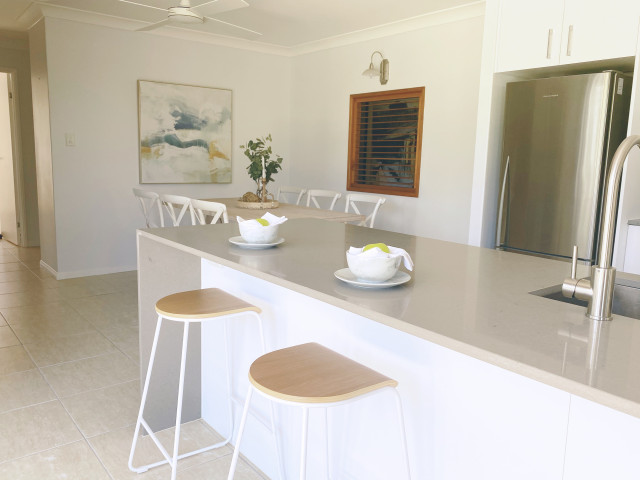 Sippy Downs Partial Styling contemporary-kitchen