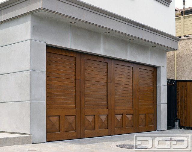Architectural Wood Garage Door Designed & Crafted by Dynamic Garage