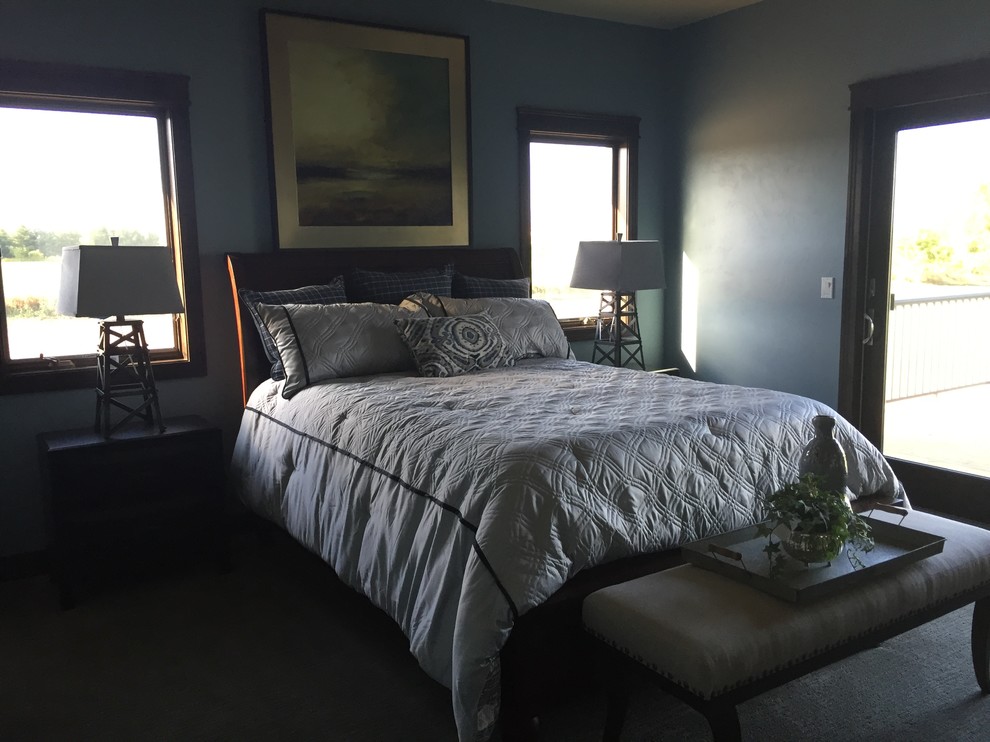 Bedroom - transitional bedroom idea