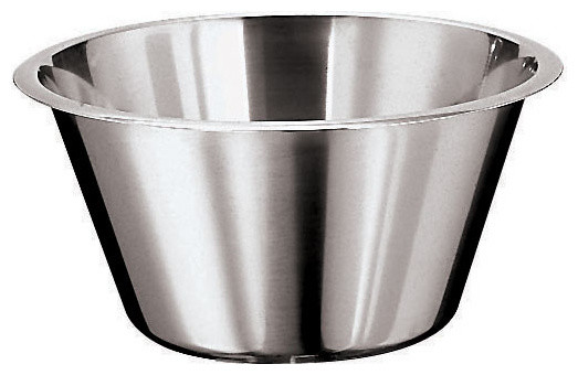 15 3/4 Inch Stainless Steel Flat Bottom Mixing Bowl