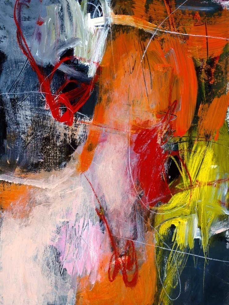 "Flurry" Fine Art Canvas Print, 54"x72", 54"x72" Contemporary Prints And Posters by Giant