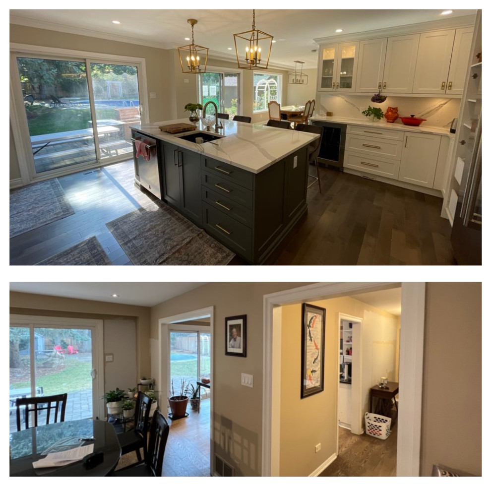 Complete Main Floor remodelling including removing a few load-bearing walls