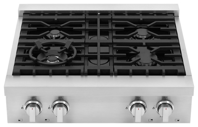 Cosmo 18k BTU Pro Gas Cooktop With 4 Burners Stainless Steel