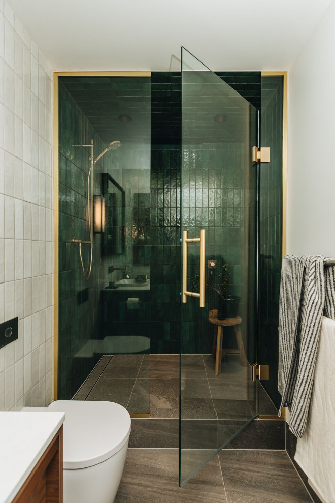 Inspiration for a contemporary bathroom in Wellington.