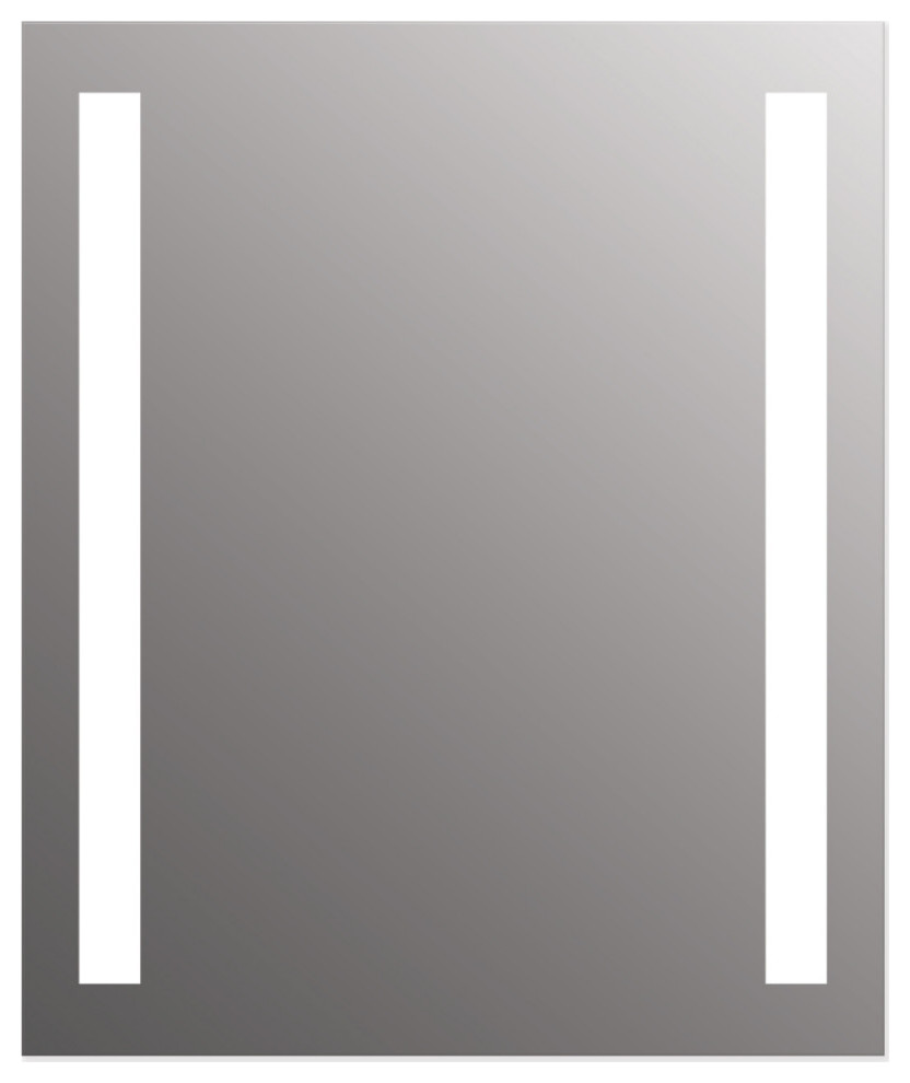 Seura Lumin LED Dimmable Lighted Bathroom Vanity Mirror, 3000K, 30wx36h