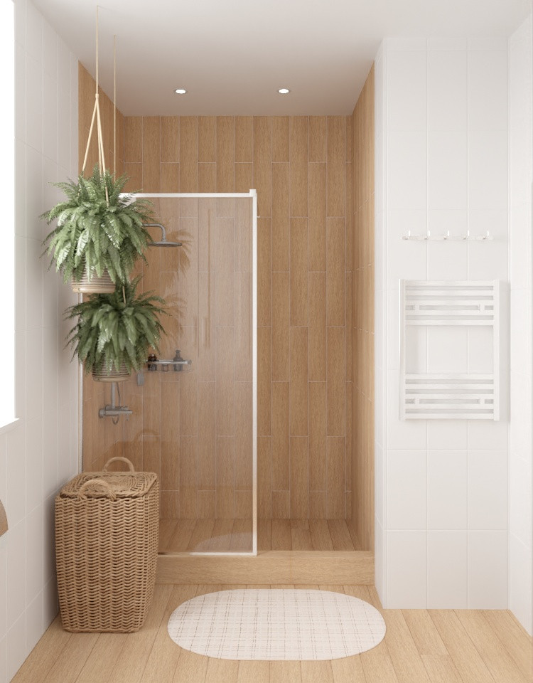 Частный дом в белом цвете