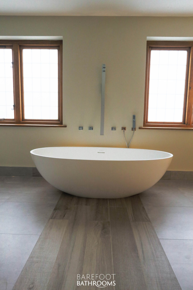 Inspiration for a large contemporary bathroom in Essex.