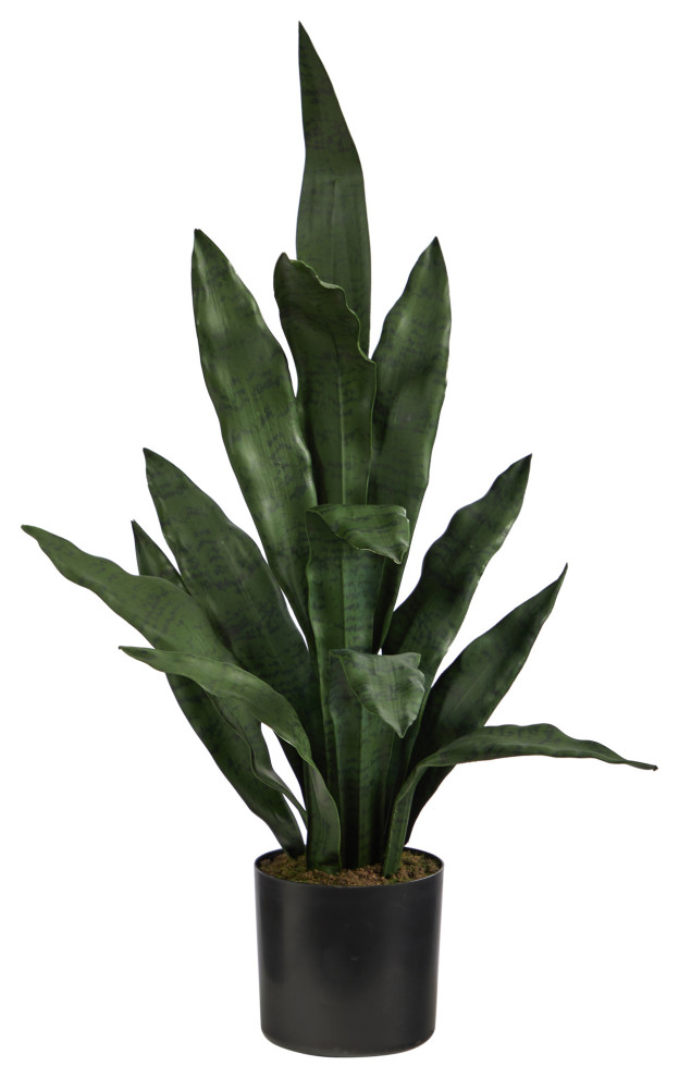 2' Sansevieria Artificial Plant Modern Artificial Plants And Trees