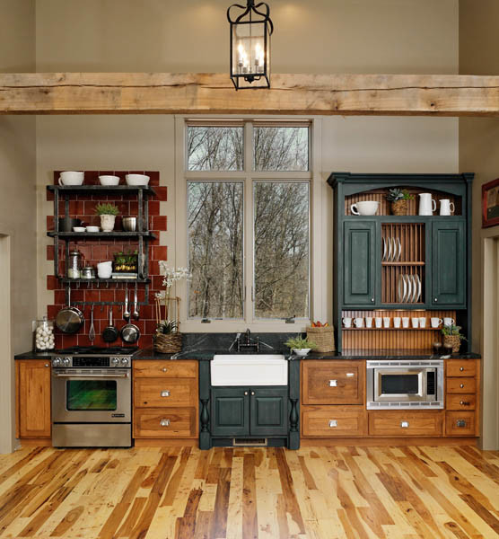 Transitional kitchen photo in Indianapolis