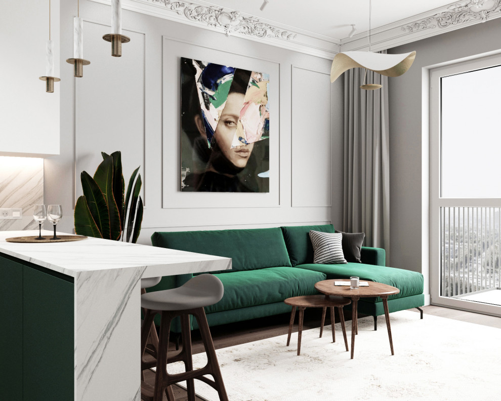 Гостиная-кухня