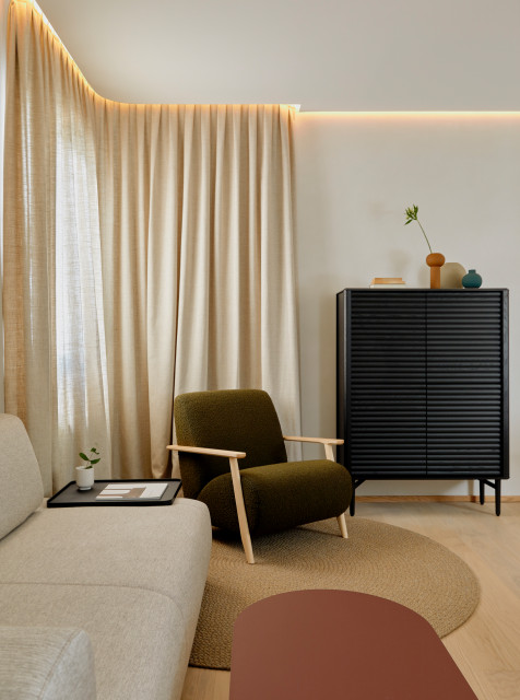 Ciudad de Barcelona scandinavian-living-room