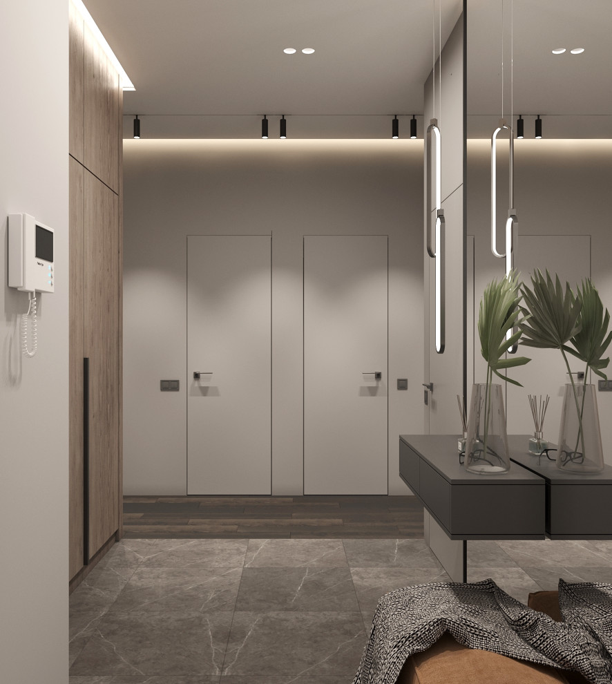 Современная квартира с выразительной отделкой