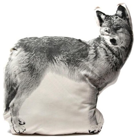 Ross Menuez Wolf Large Pillow