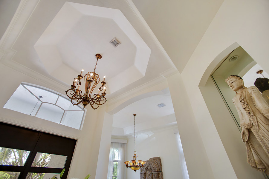 Inspiration for a transitional entryway remodel in Miami