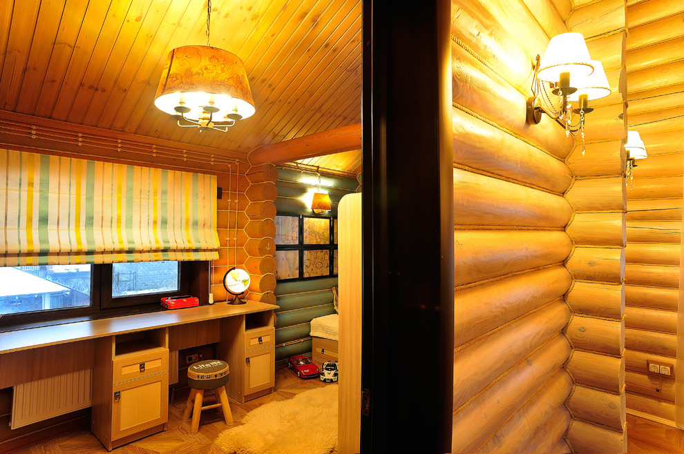 Бревенчатый дом для гостей